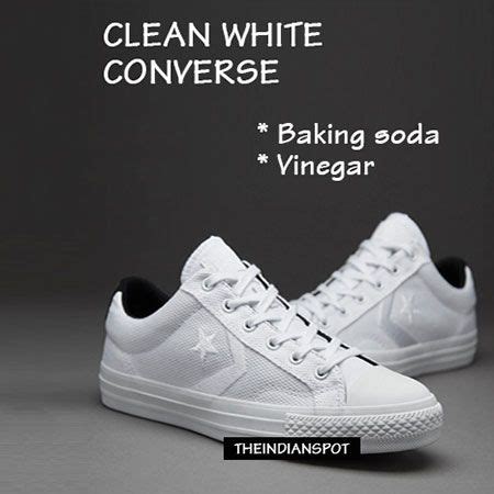 white vinegar for converse shoes.